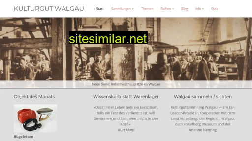 kulturgutwalgau.at alternative sites