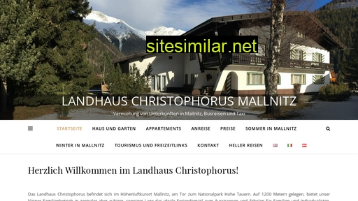 landhaus-christophorus-mallnitz.at alternative sites