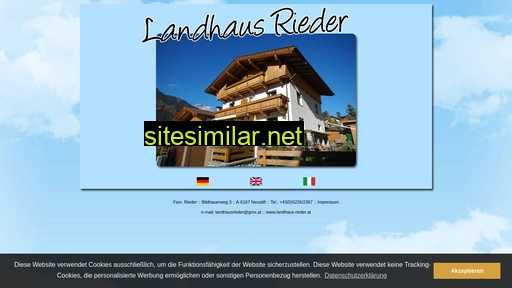 Landhaus-rieder similar sites
