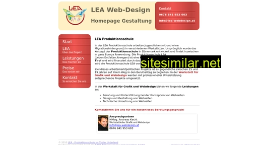 lea-webdesign.at alternative sites