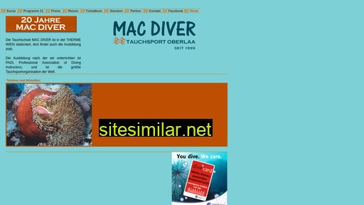macdiver.at alternative sites