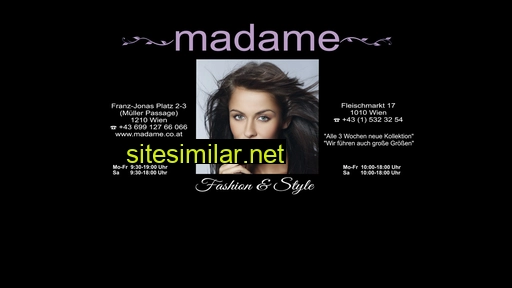 madame.co.at alternative sites