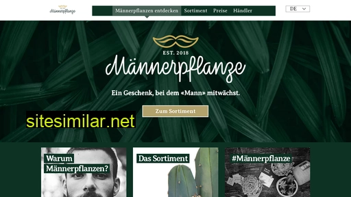 Maennerpflanze similar sites