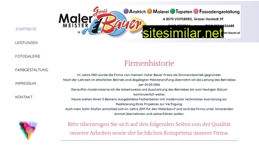 malermeister-bauer.at alternative sites