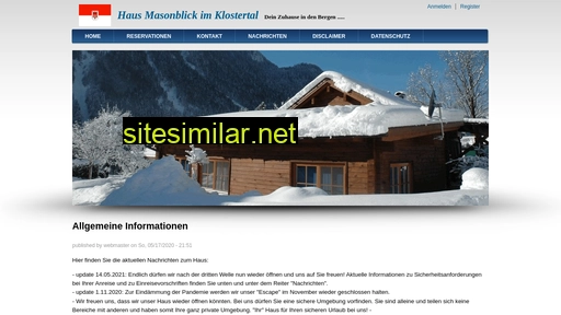 masonblick-klostertal.at alternative sites