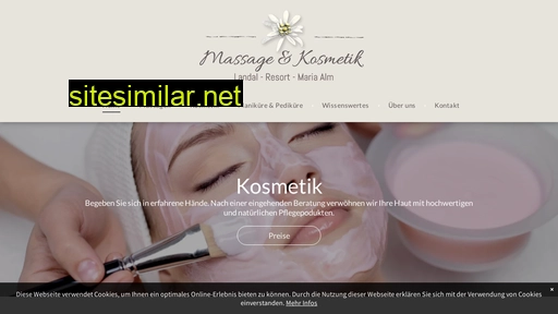 Massage-kosmetik-mariaalm similar sites