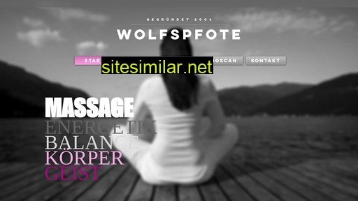 Massage-wolfspfote similar sites