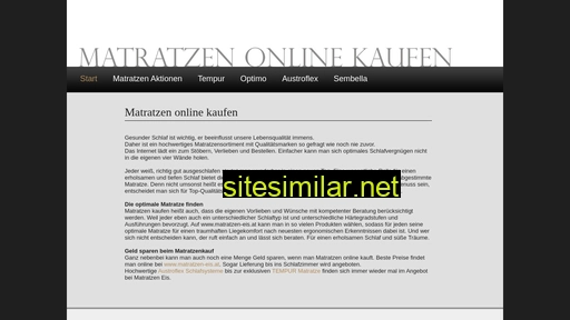 matratzen-online-kaufen.at alternative sites