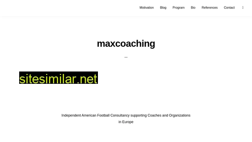 maxcoaching.at alternative sites
