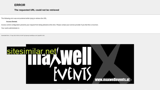 maxwellevents.at alternative sites