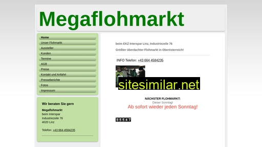 megaflohmarkt.at alternative sites
