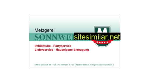 metzgerei-sonnweber.at alternative sites