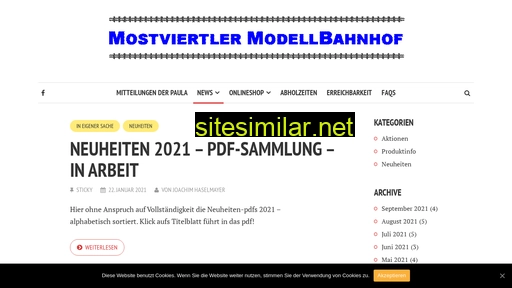 mostviertler-modellbahnhof.at alternative sites