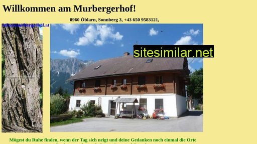 murbergerhof.at alternative sites