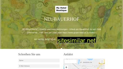 neubauerhof.at alternative sites