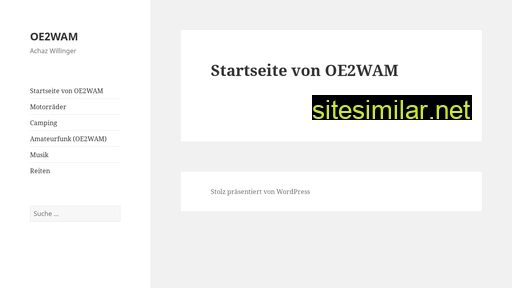 Oe2wam similar sites