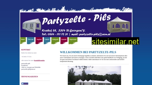 Partyzelte-pils similar sites