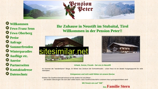pension-peter.at alternative sites