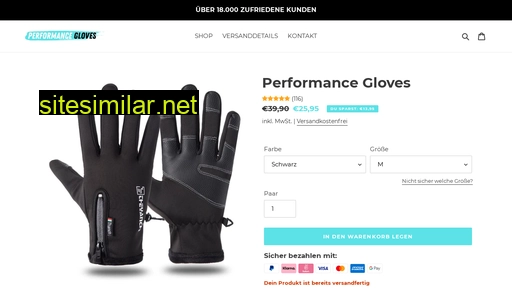 performance-gloves.at alternative sites