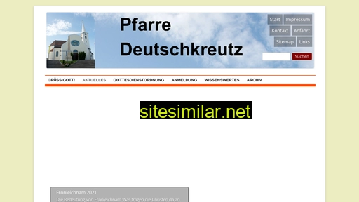 pfarredeutschkreutz.at alternative sites