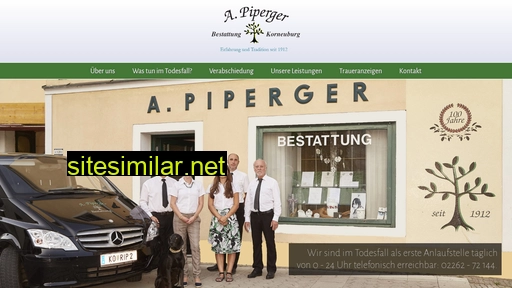 piperger-bestattung.at alternative sites