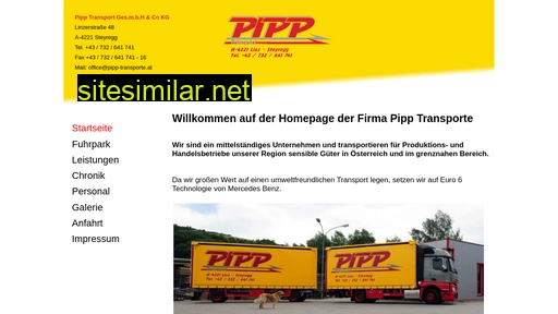 Pipp-transporte similar sites