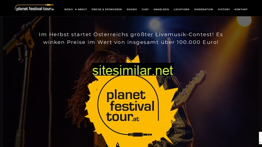 planetfestivaltour.at alternative sites