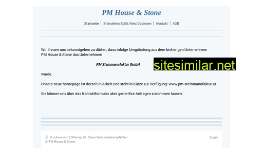 pm-houseandstone.at alternative sites