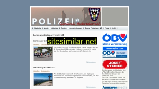 polizeisport.at alternative sites