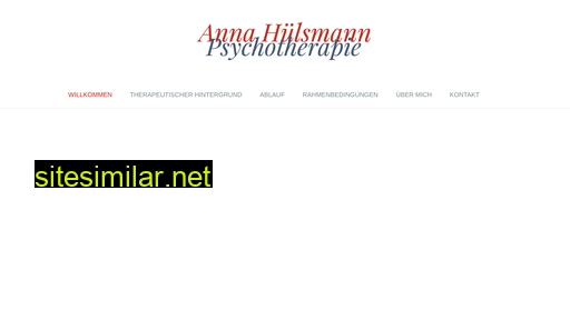 Psychotherapie-huelsmann similar sites