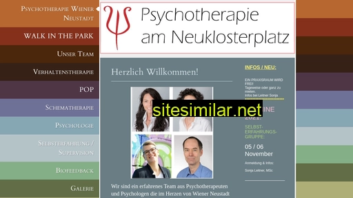 psychotherapie-neuklosterplatz.at alternative sites
