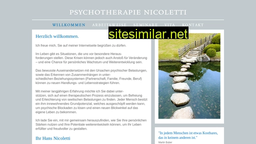 Psychotherapie-nicoletti similar sites