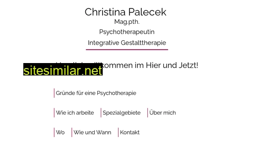 psychotherapie-palecek.at alternative sites