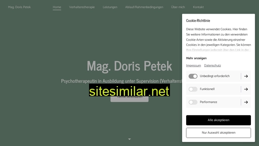 psychotherapie-petek.at alternative sites