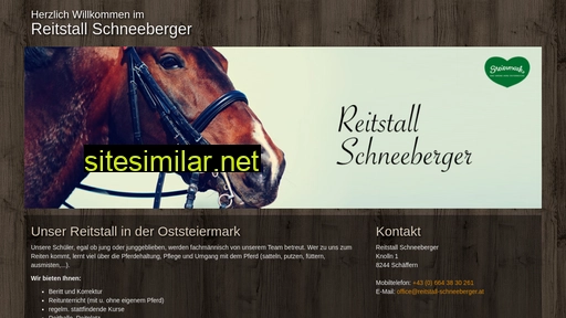 reitstall-schneeberger.at alternative sites