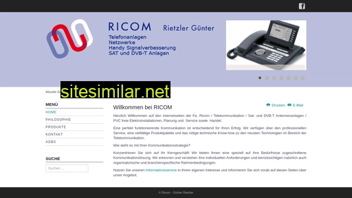 ricom.co.at alternative sites