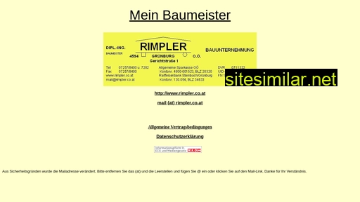 rimpler.co.at alternative sites