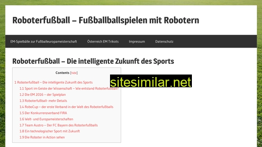 roboterfussball.at alternative sites