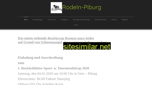 Rodeln-piburg similar sites