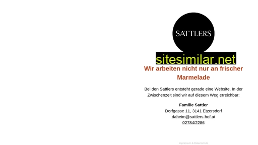 Sattlers-hof similar sites