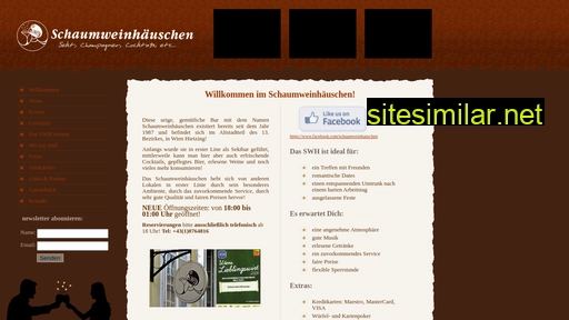 schaumweinhaeuschen.at alternative sites