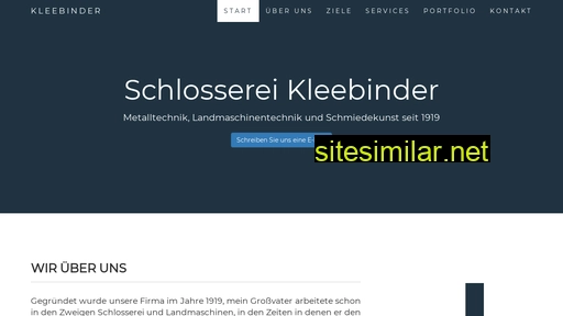 Schlosserei-kleebinder similar sites