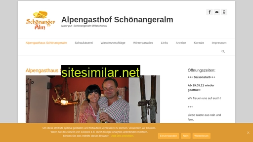 schoenangeralm.at alternative sites