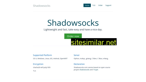 Shadowsocks similar sites