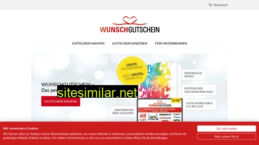 shop.wunschgutschein.at alternative sites