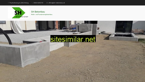 sh-betonbau.at alternative sites