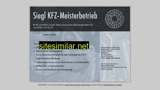 Siegl-kfz similar sites