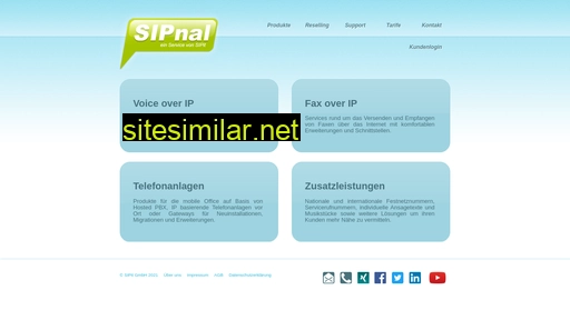 Sipnal similar sites