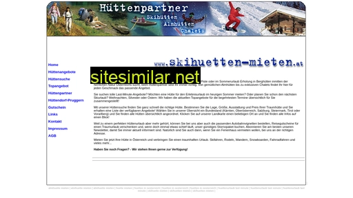skihuetten-mieten.at alternative sites