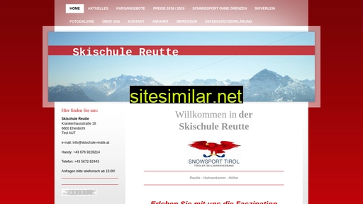 skischule-reutte.at alternative sites
